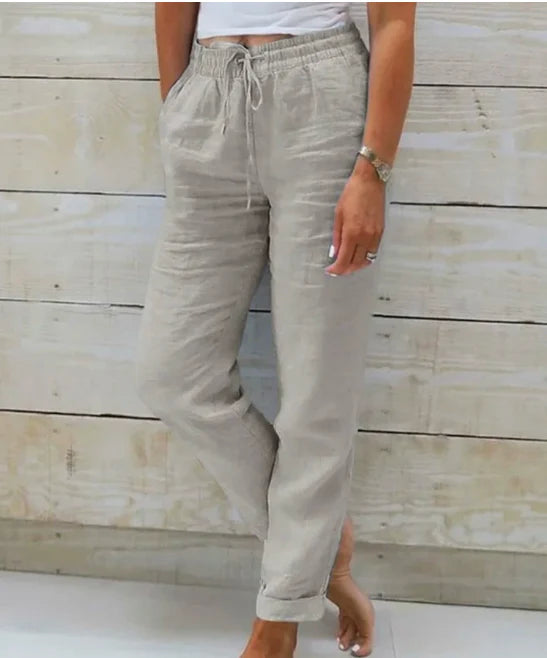 Monika | Casual Dragkedjebyxa