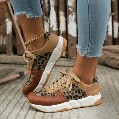 Elora™ - Ortopediska Leopard Sneakers