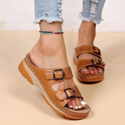 Freya™- Dubbla Spänne Ortopediska Sandaler