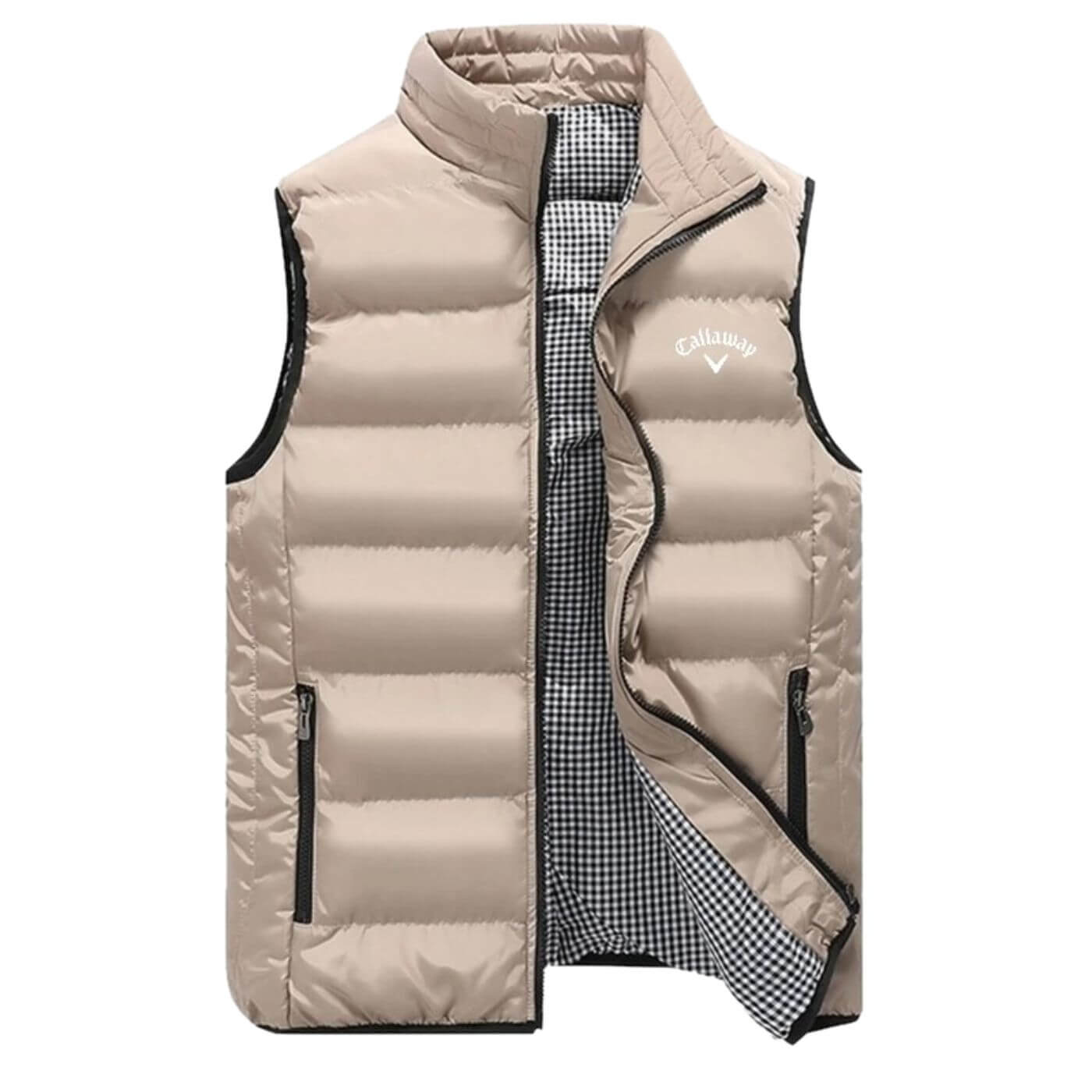Nils Beige| Premium Quiltad Västar