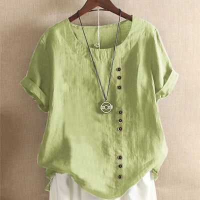 Leila™ – Rundhalsad Chalisblus