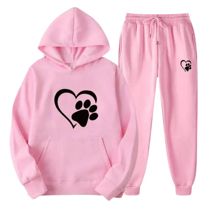 PawComfort Set™ – Mysig Hoodie & Byxor för Kalla Dagar!